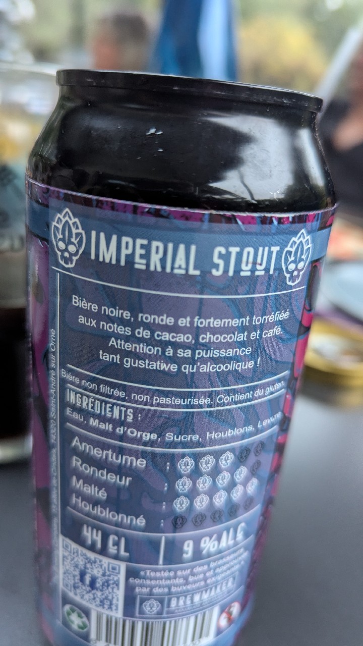 La Bezotte impérial stout, Brewmaker