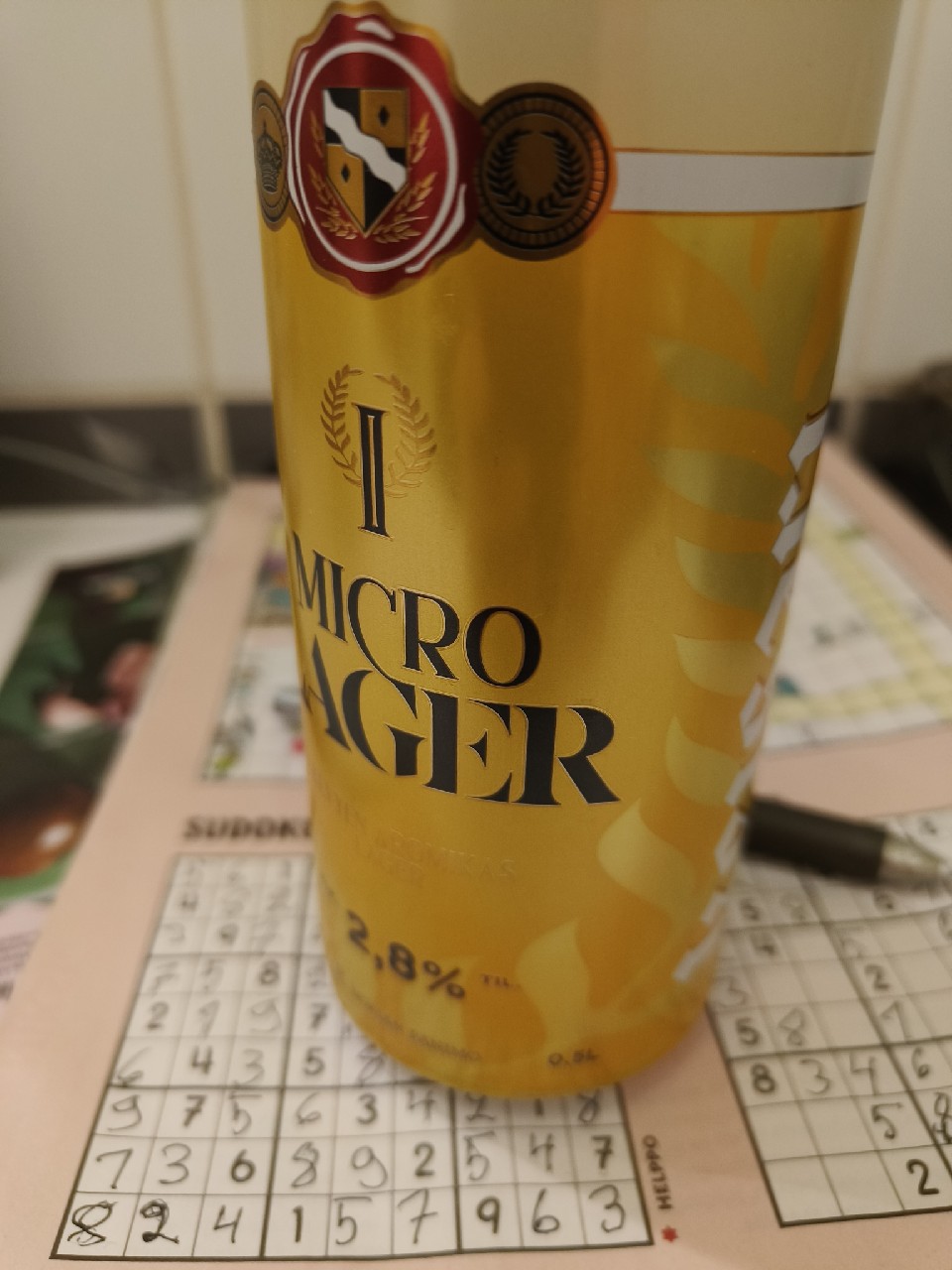 Keisari Micro Lager 2,8%, Nokian Panimo
