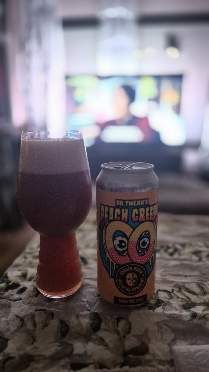 Dr. Tweaks Peach Creeps, Sudden Death Brewing Co.