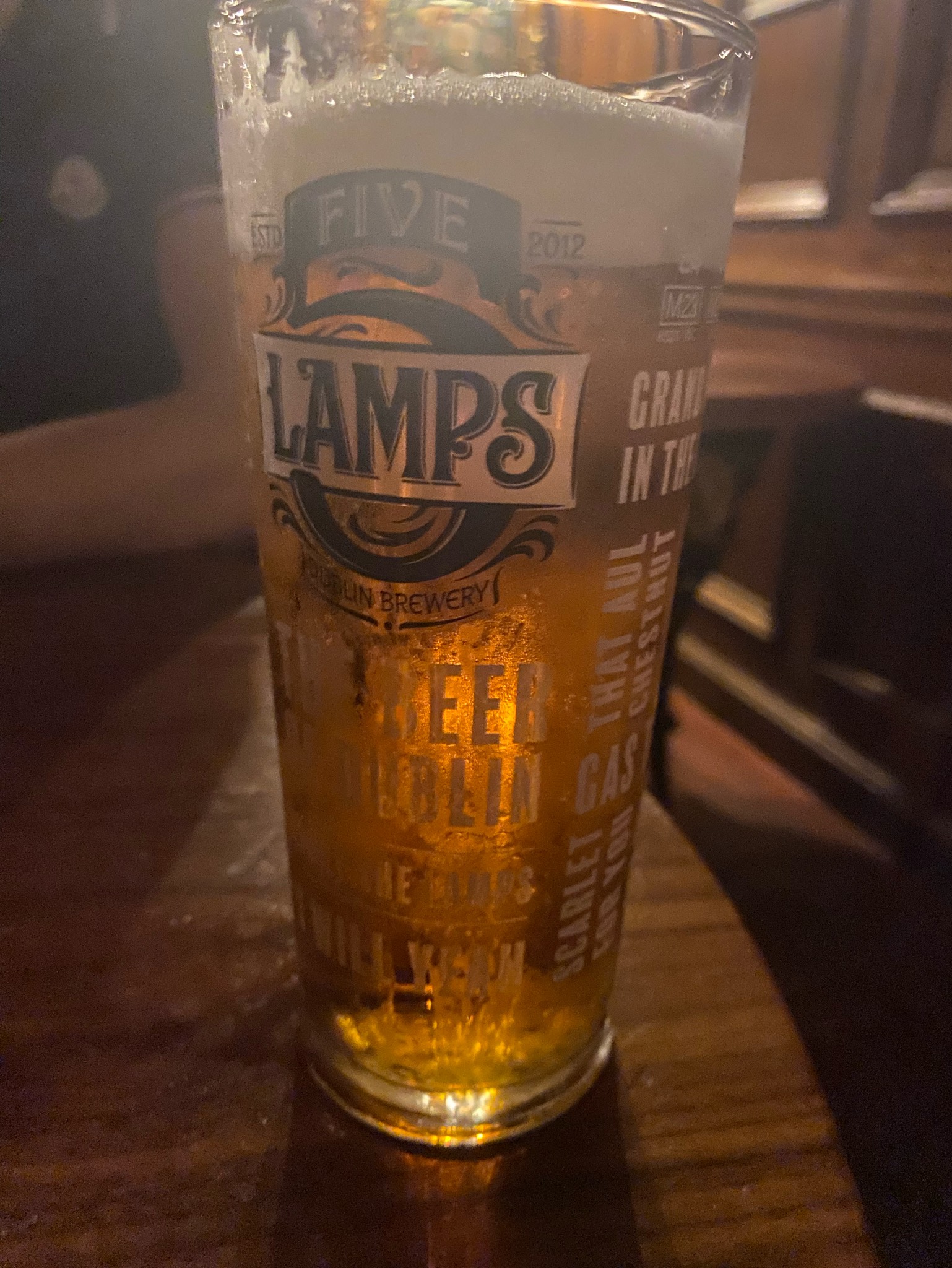 Five Lamps IPA, Ireland