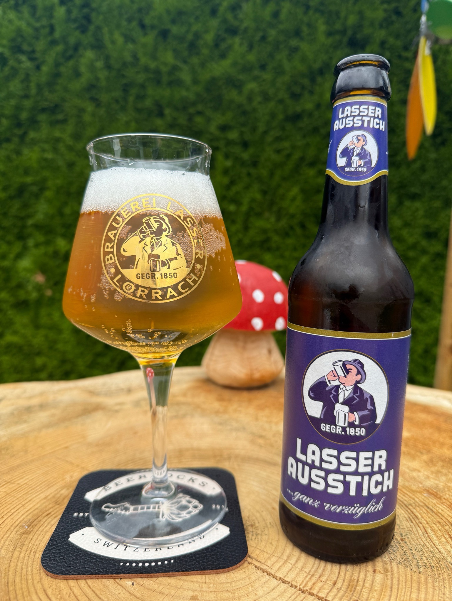 Lasser Ausstich, Privatbrauerei Lasser