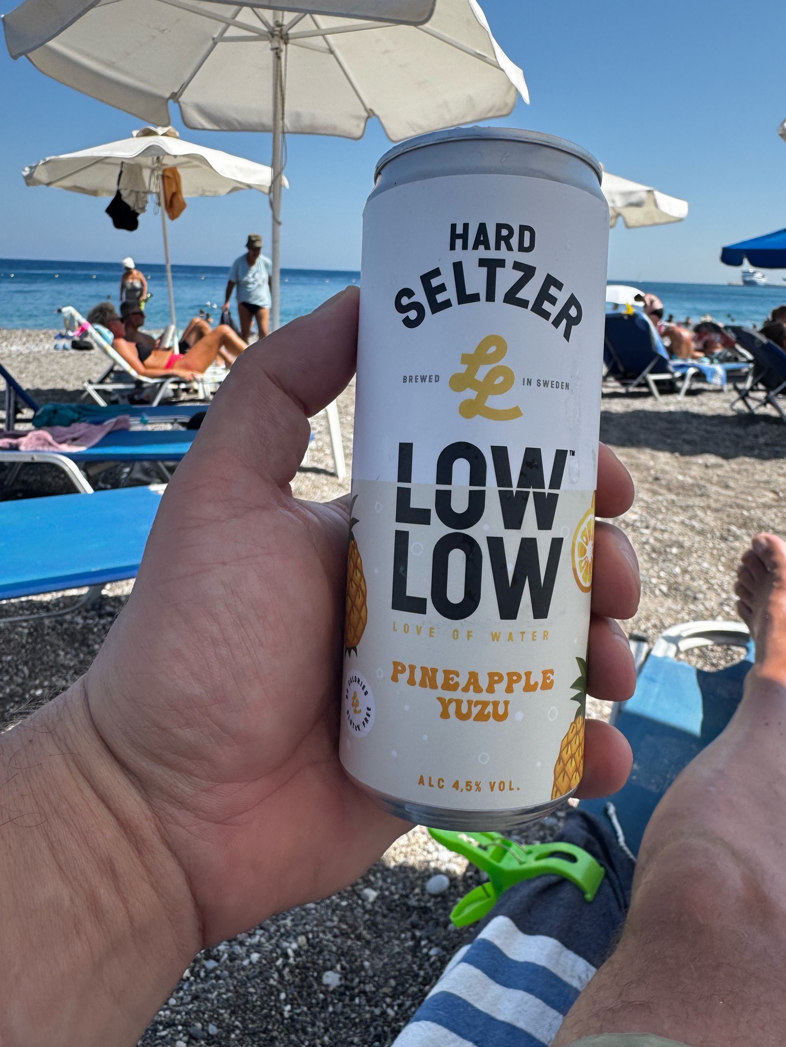Low Low Pineapple Yuzu Hard Seltzer, LowLoW