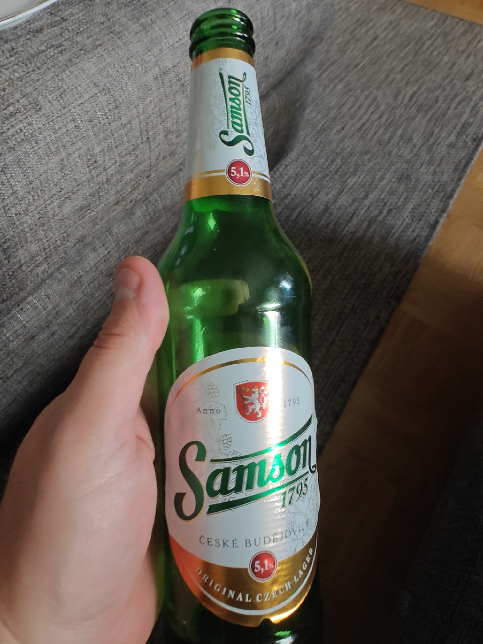 Samson Svetlý Ležák 12°, Czech Republic