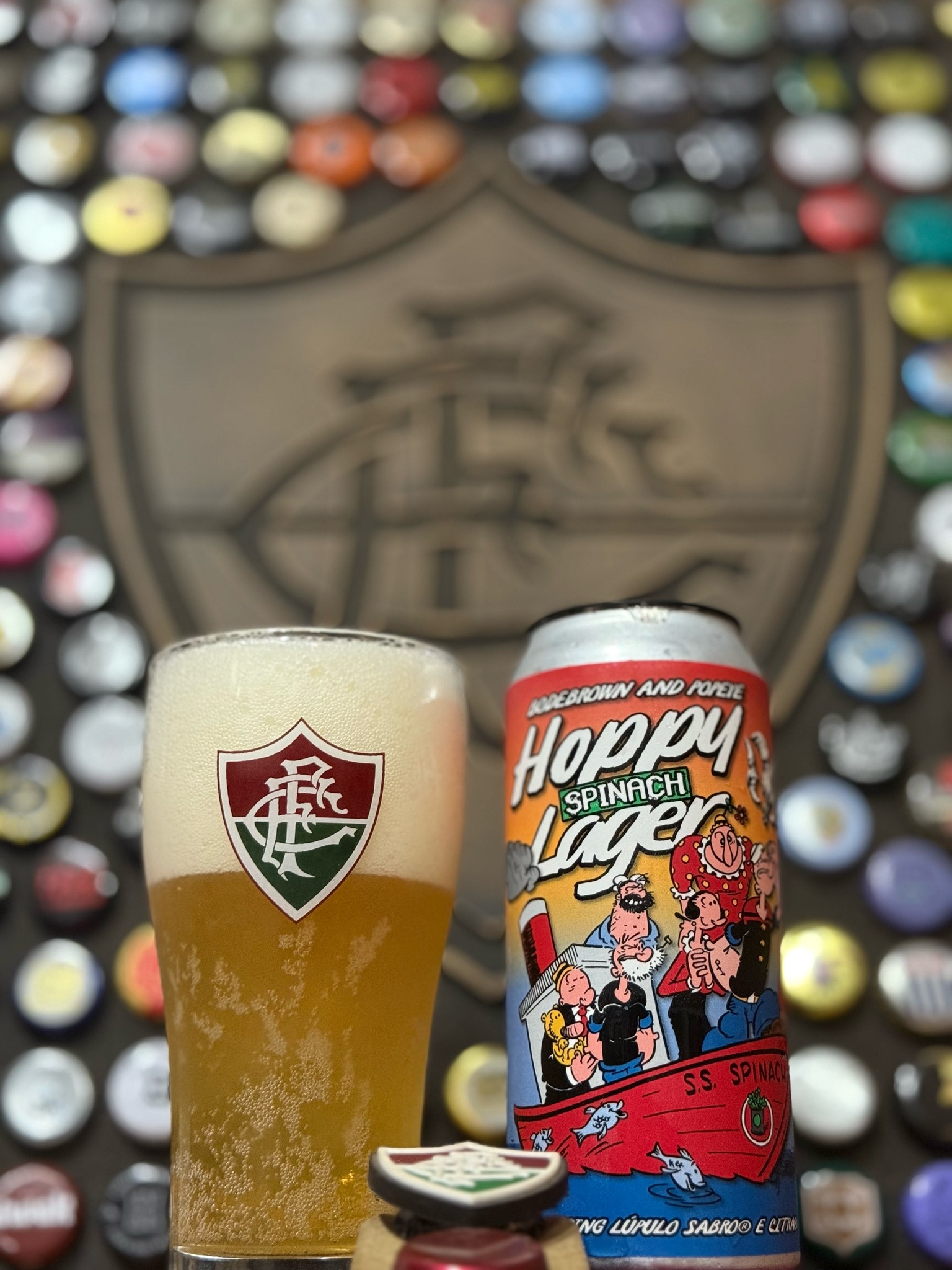 Hoppy Spinach Lager, Cervejaria Bodebrown