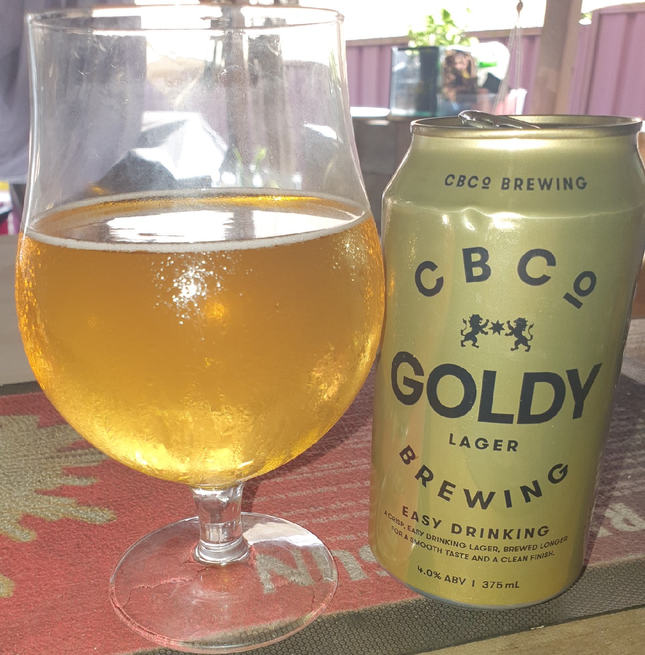 Goldy Lager, CBCo Brewing