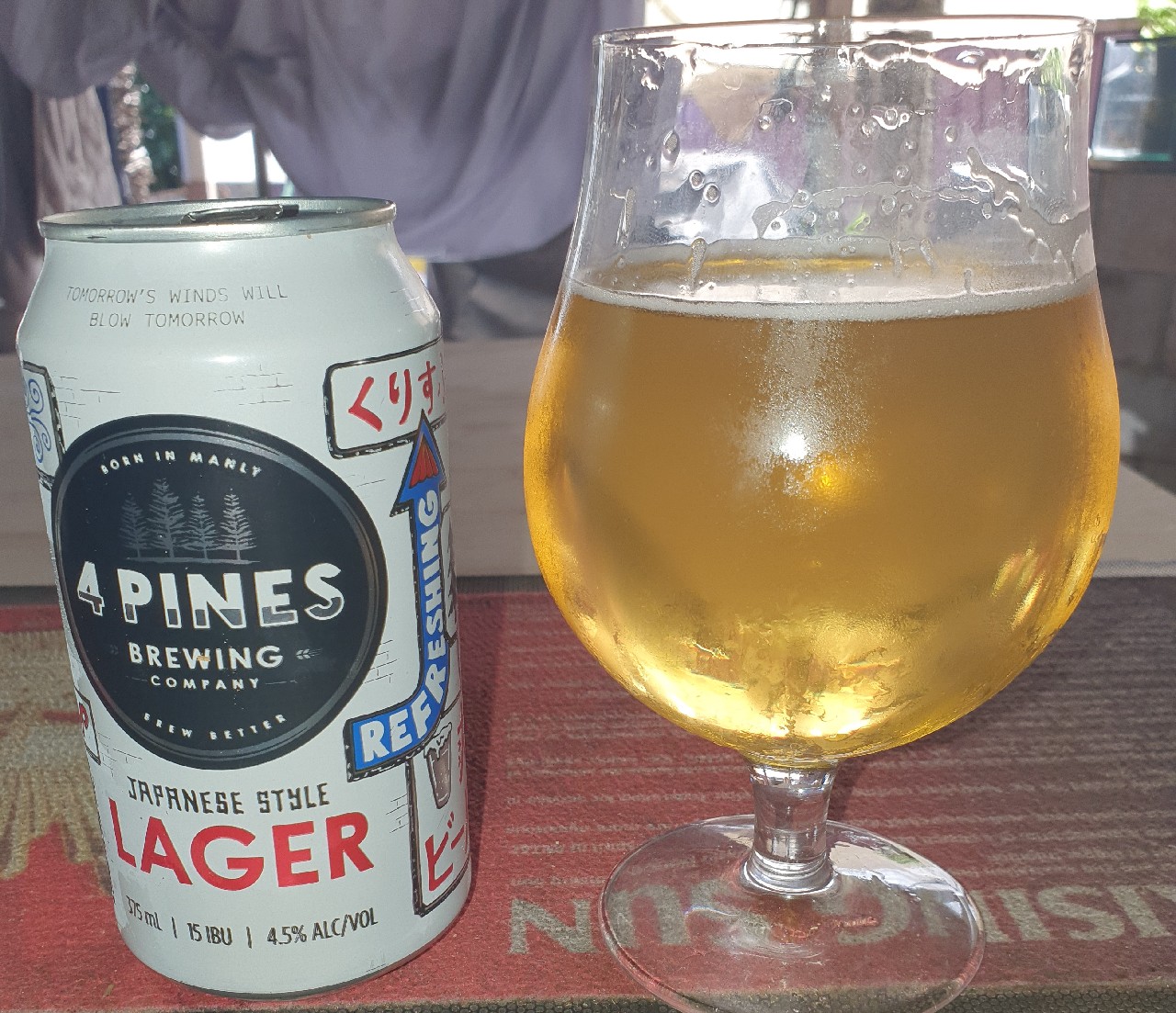 Japanese Style Lager, 4 Pines Brewing Company (AB InBev)