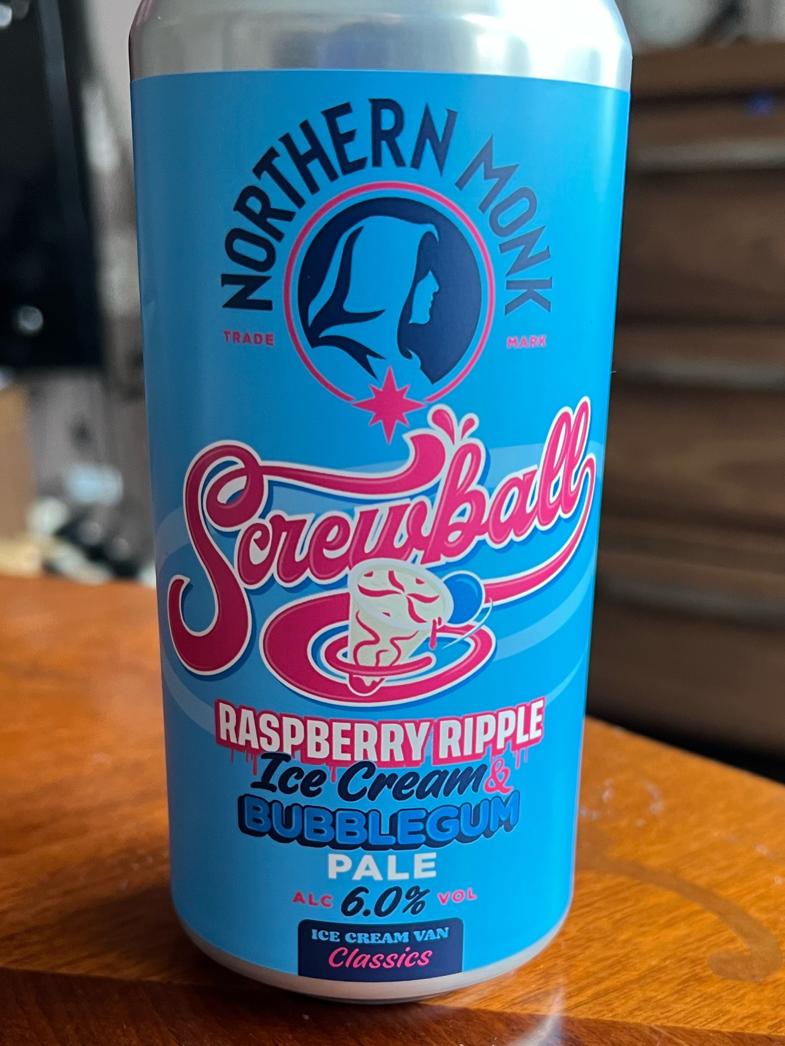 Screwball Raspberry Ripple Ice Cream & Bubblegum Pale, England