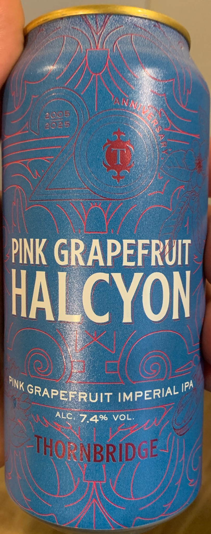 Pink Grapefruit Halcyon, Thornbridge Brewery