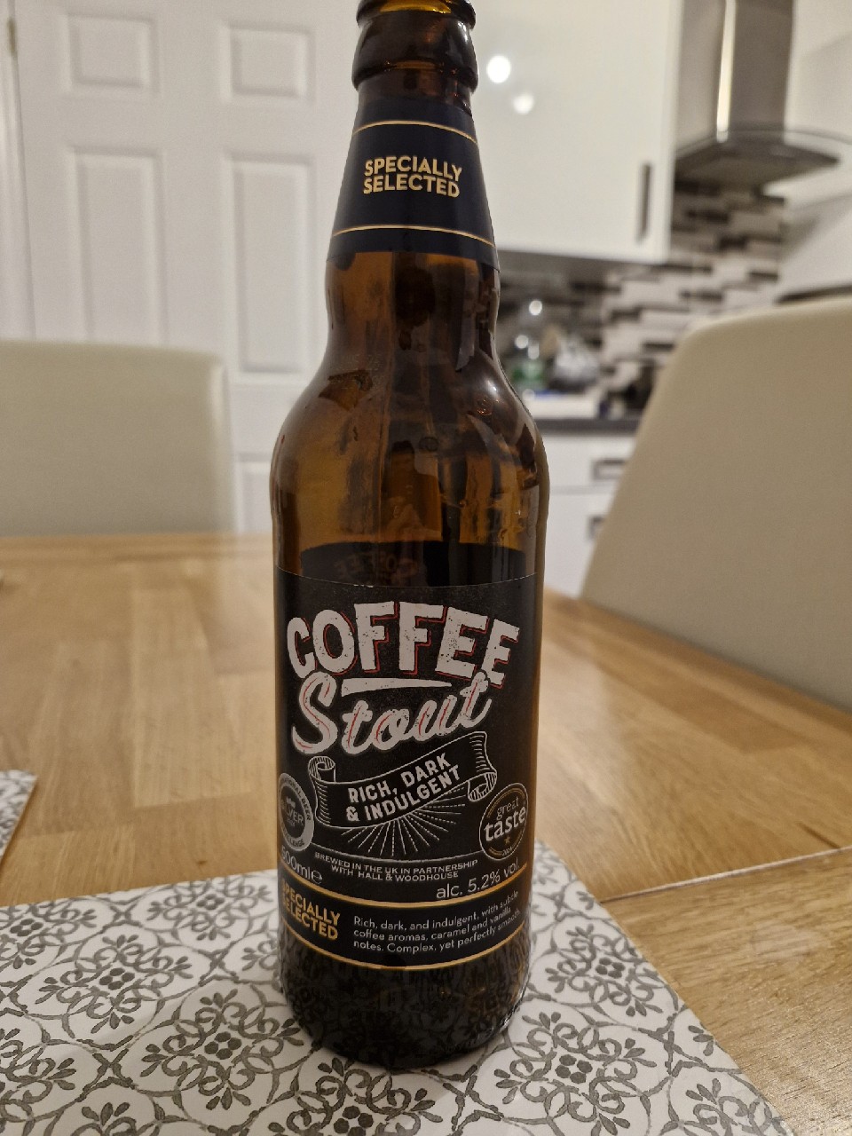 Specially Selected Coffee Stout, Hall & Woodhouse