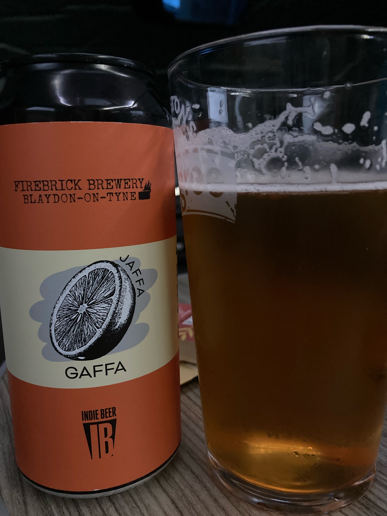 Gaffa orange kolsch, Firebrick Brewery