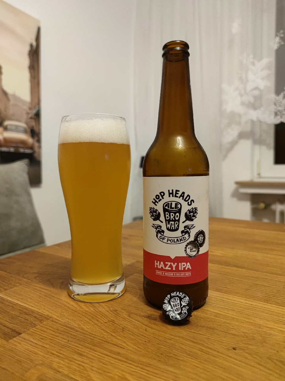 Hazy IPA: Krush, HBC 630 & Galaxy, Poland