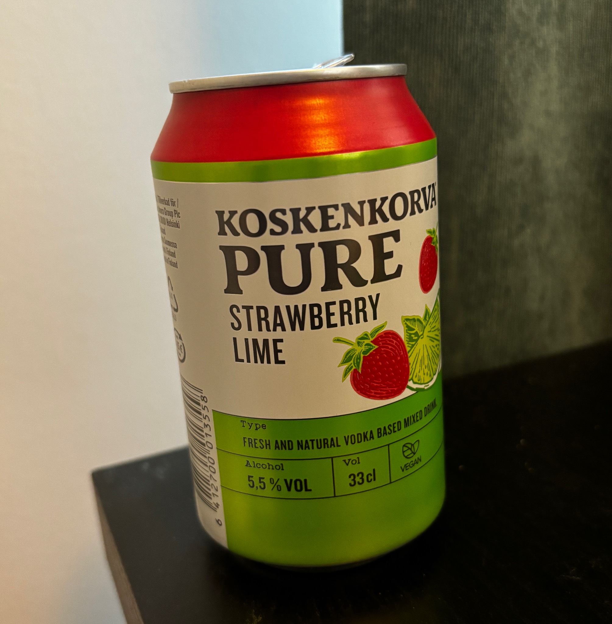 Koskenkorva Pure Strawberry Lime, Finland