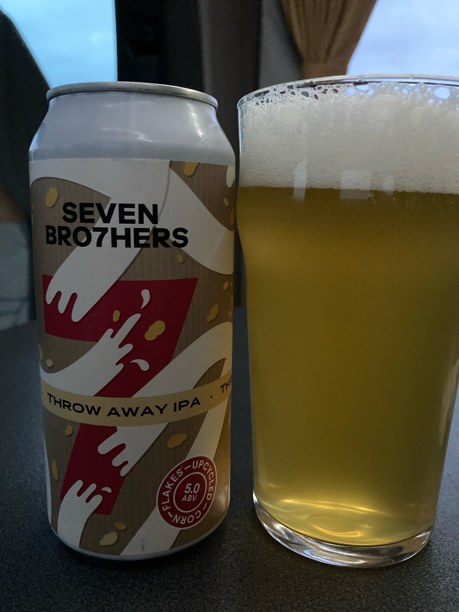 Throw Away IPA, Seven Bro7hers Brewing Co.