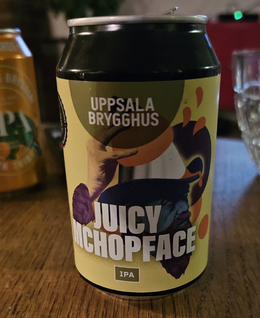 Juicy McHopface IPA, Sweden