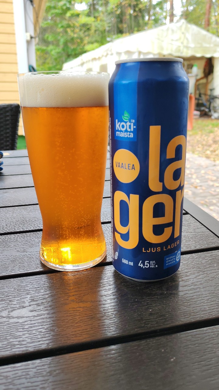 Kotimaista Vaalea Lager, Finland