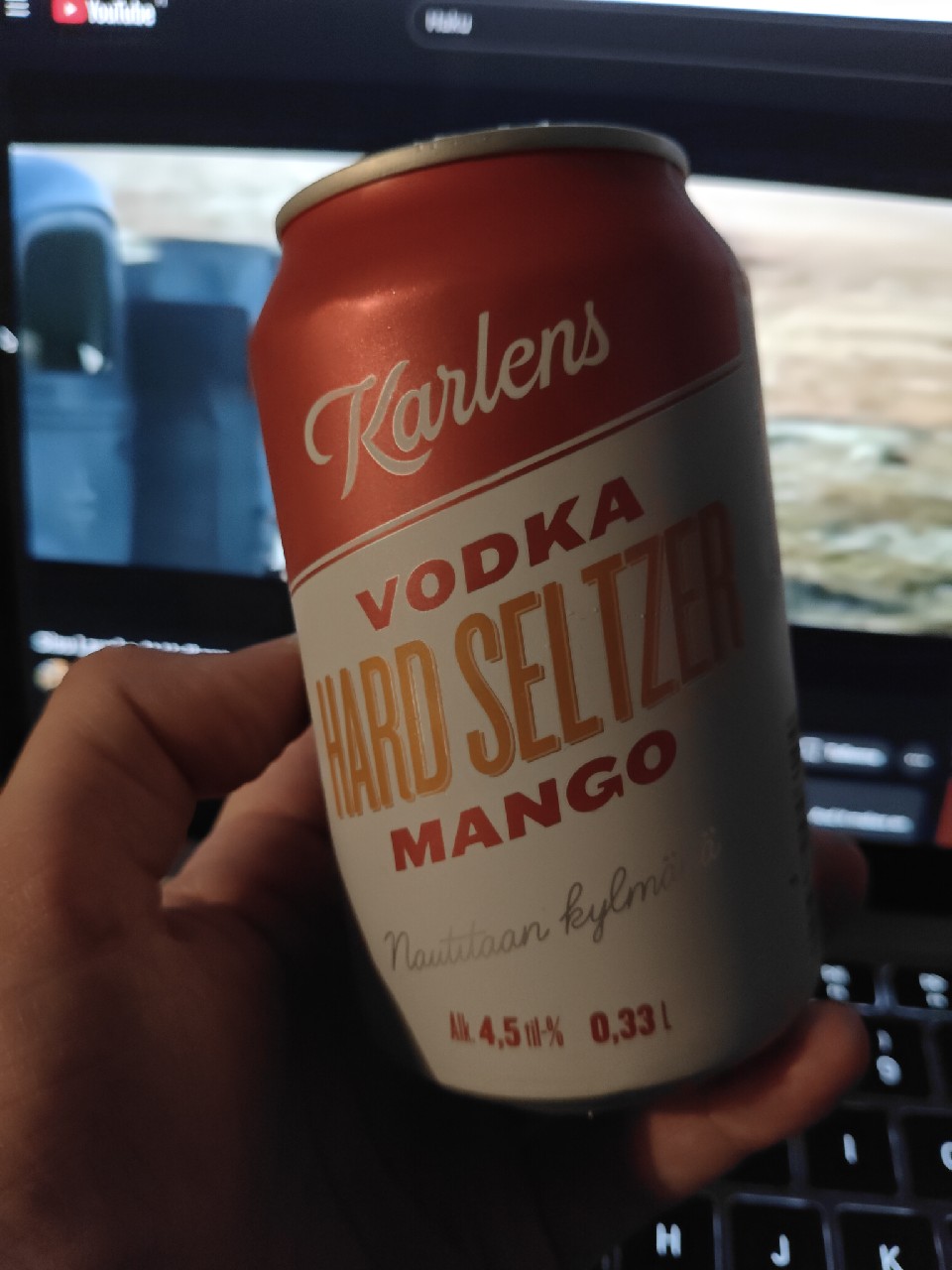 Karlens Vodka Hard Seltzer Mango, Finland