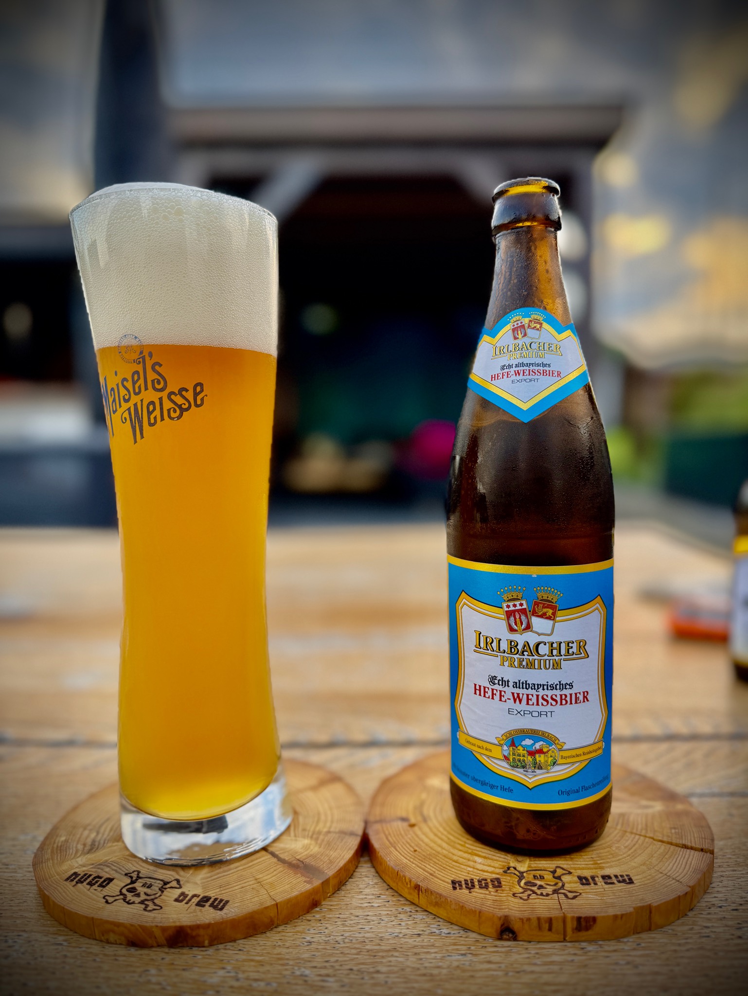 Irlbacher Hefe Weissbier Export, Schlossbrauerei Irlbach (Arcobräu Moos)