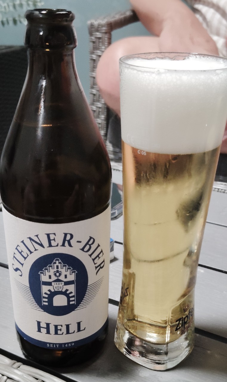 Steiner-Bier Hell, Schlossbrauerei Stein