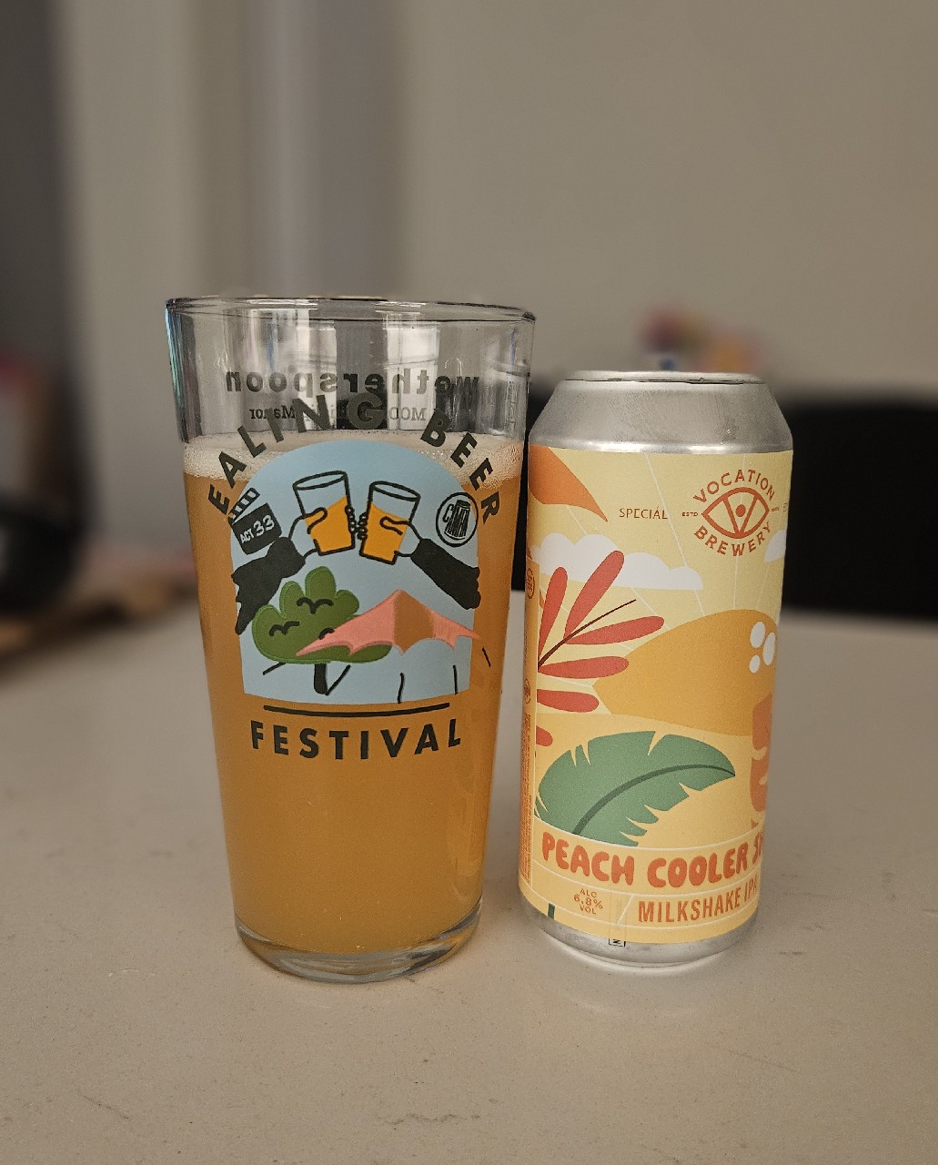 Peach Cooler Shaker, England