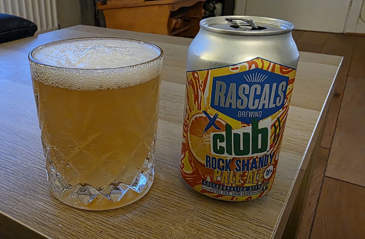 Club Rock shandy pale ale, Ireland