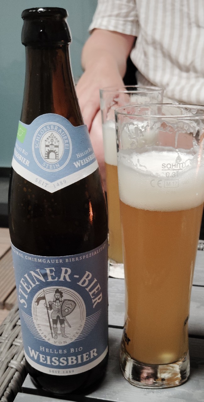 Steiner Helles Bio Weissbier, Schlossbrauerei Stein