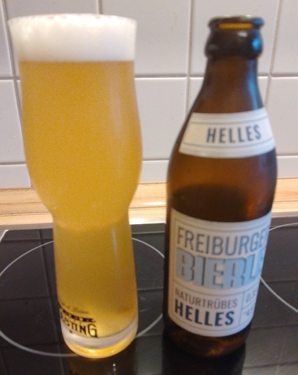 Freiburger Bierle Helles naturtrüb, Brauerei Ganter