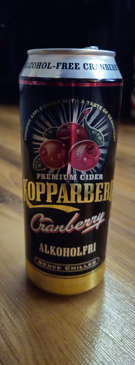 Kopparberg Cranberry Alkoholiton, Sweden