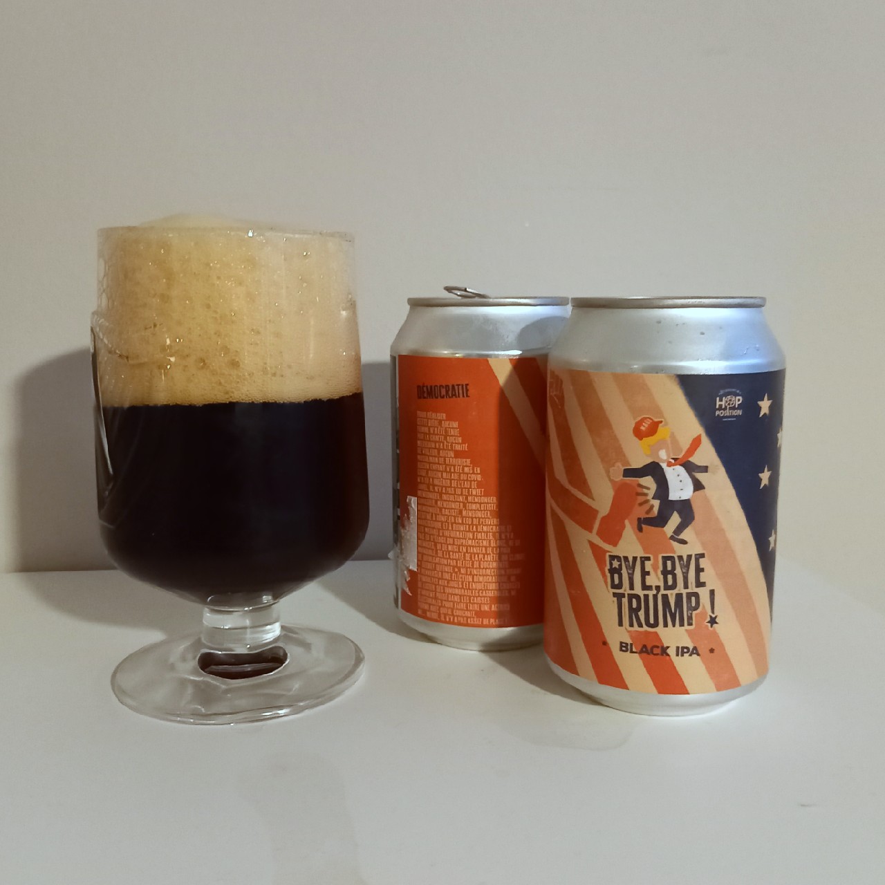 Bye bye Trump, Hop position