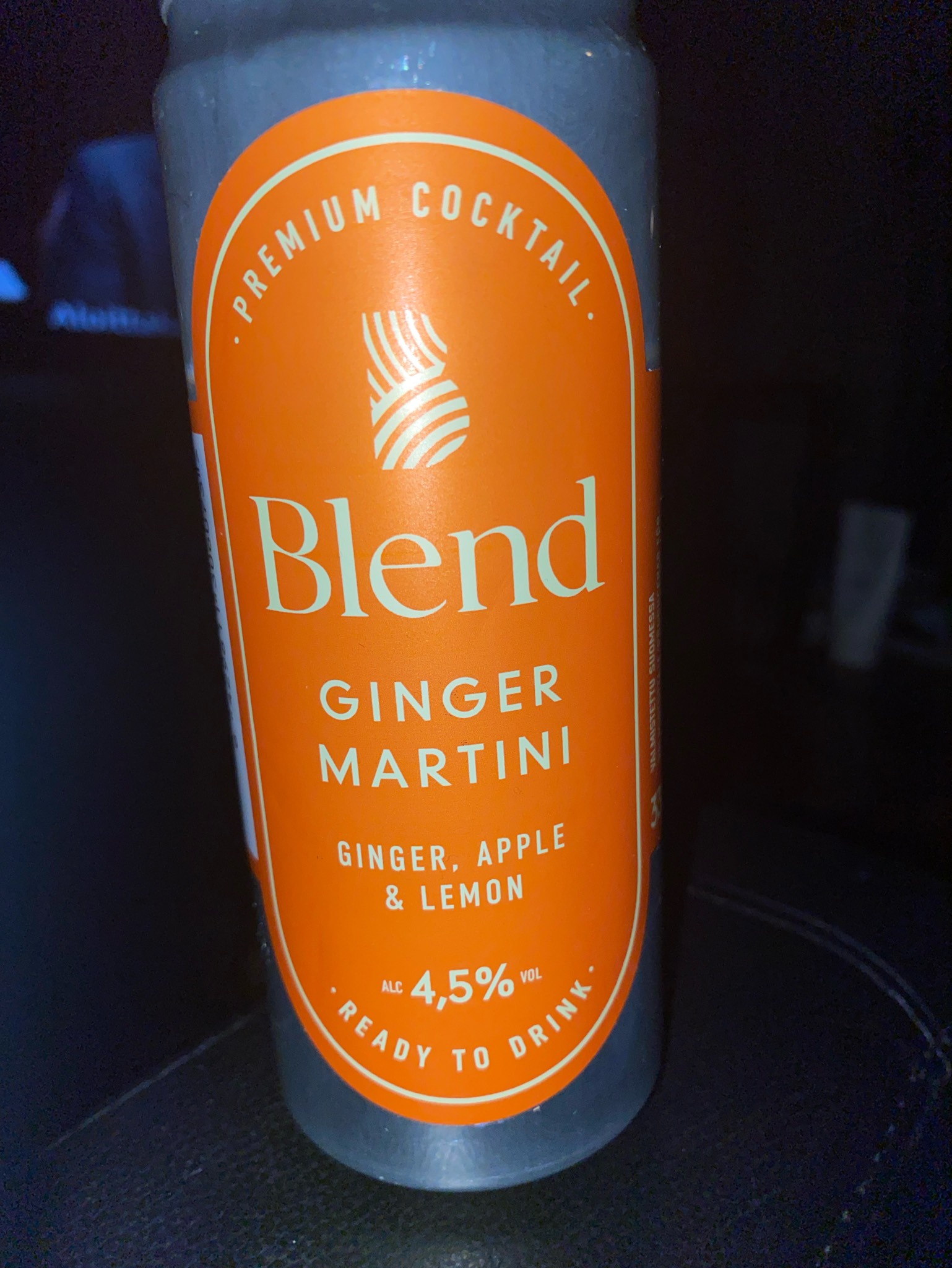 Blend Ginger Martini, Blend Beverages