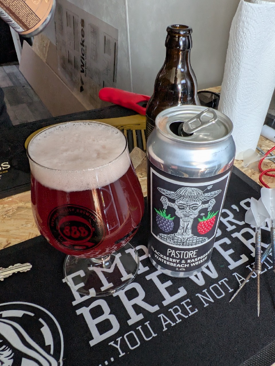 Waterbeach Weisse Blackberry & Raspberry, Pastore Brewing And Blending Ltd