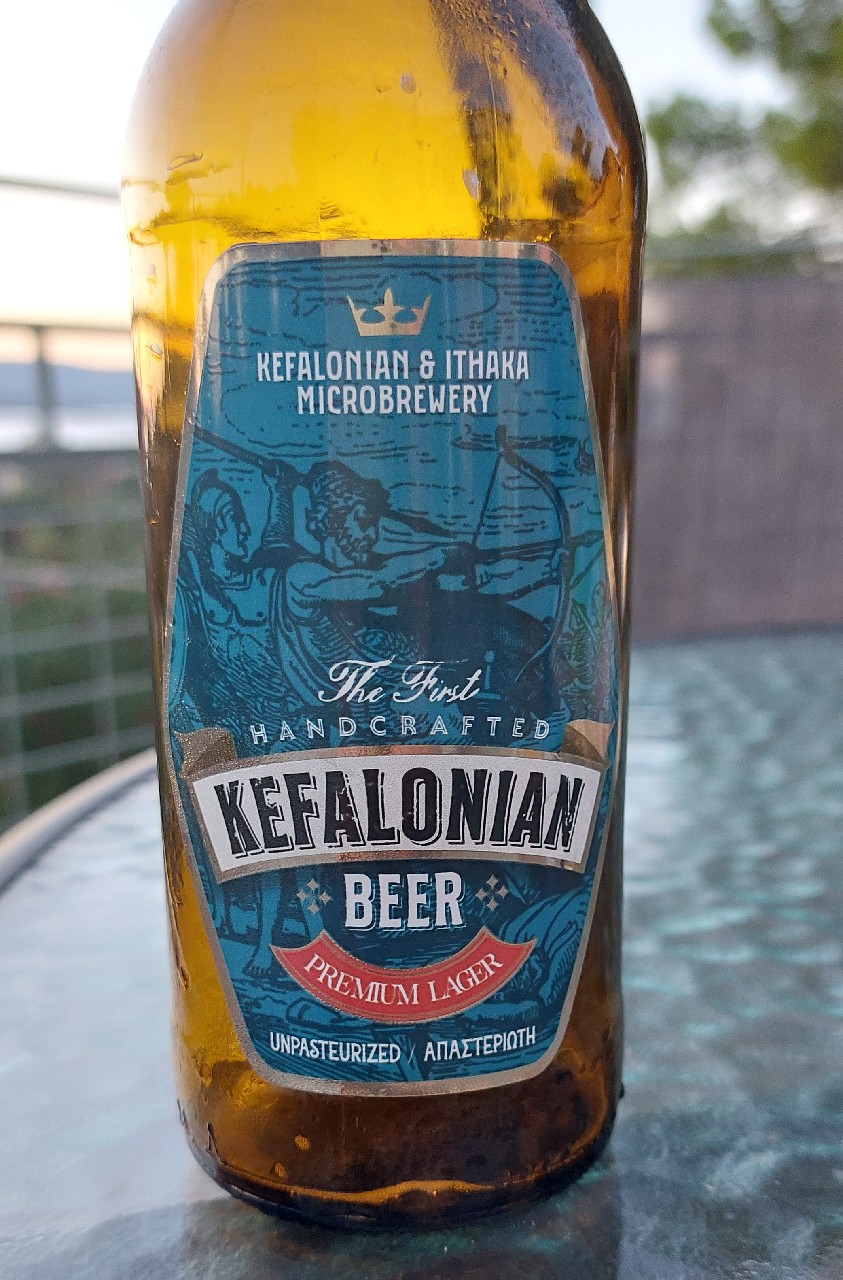 Kefalonian Beer Premium Lager, Kefalonian & Ithaca Microbrewery