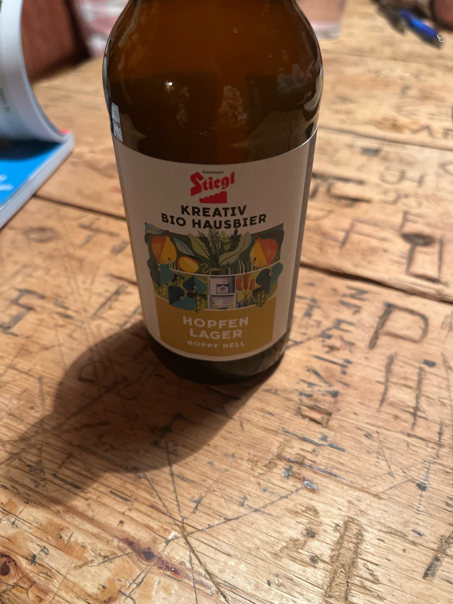 Stiegl Hausbier Nr. 55: Hopfen Lager, Austria