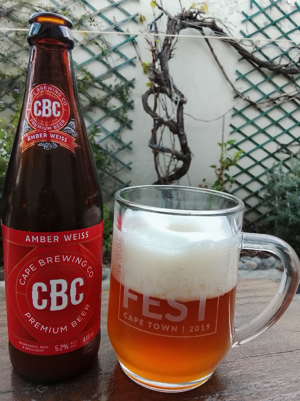 CBC Amber Weiss, Cape Brewing Company