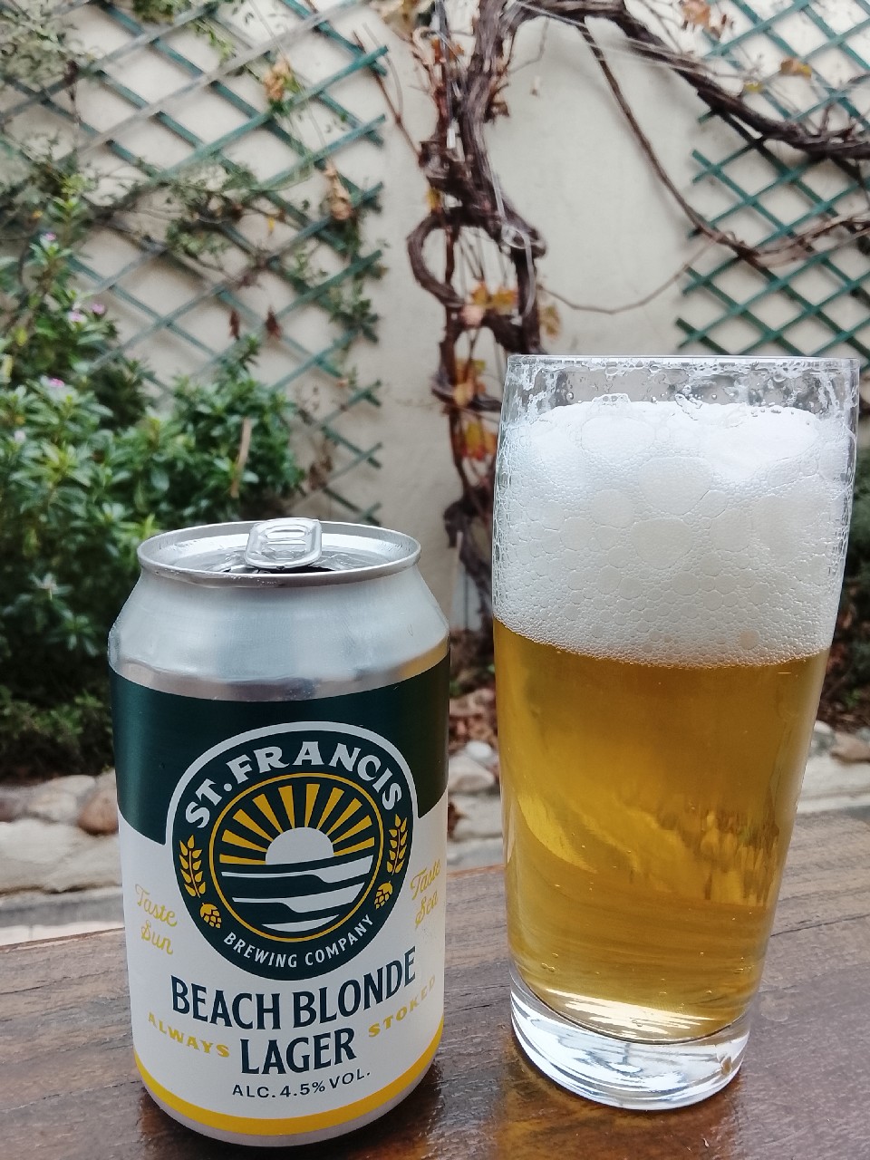 Beach Blonde Lager, St. Francis Brewing Company