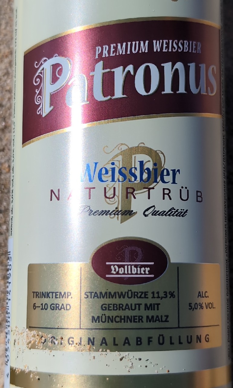 Patronus Premium Weissbier, Germany