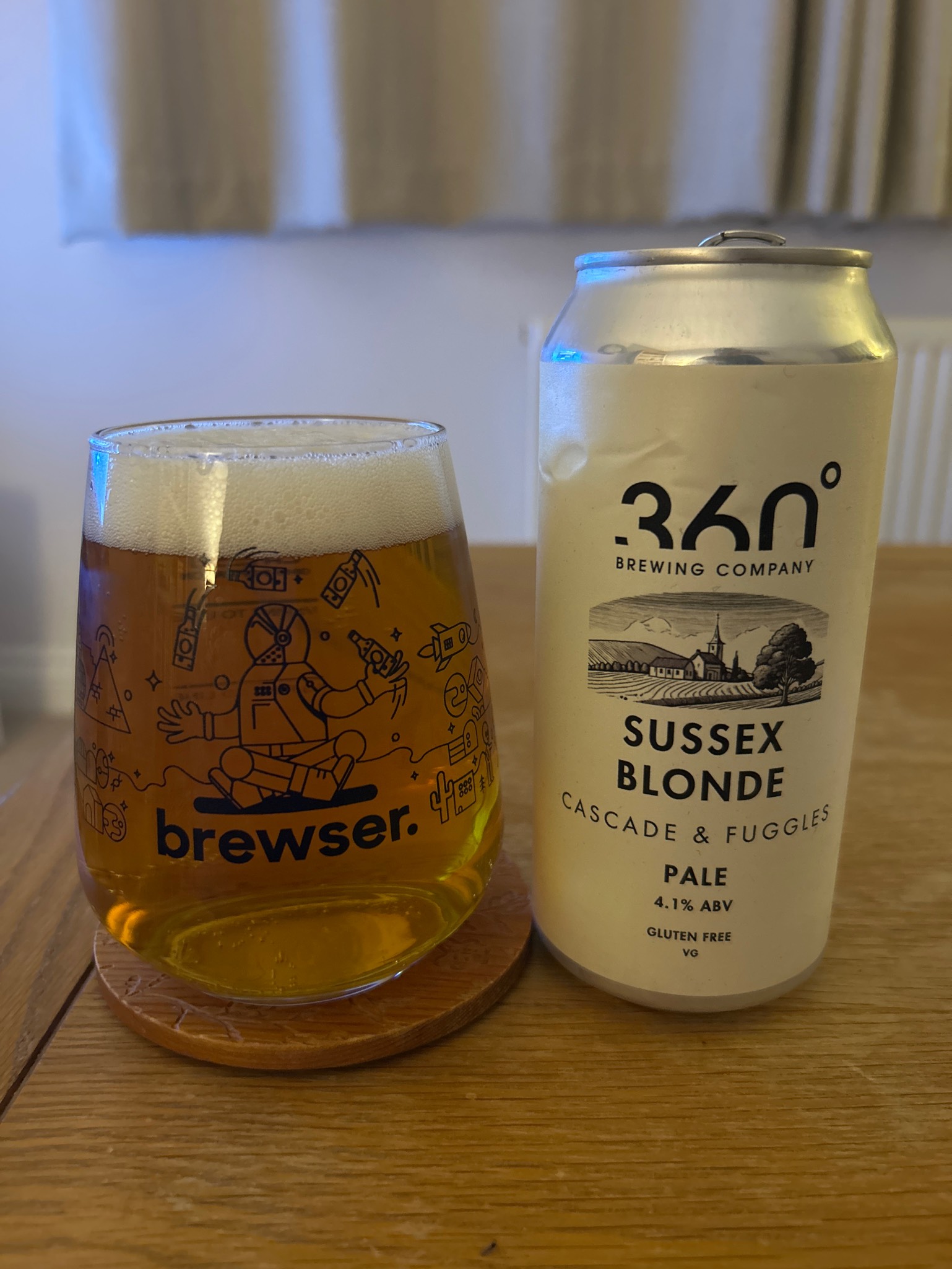Sussex Blonde, 360° Brewing Company