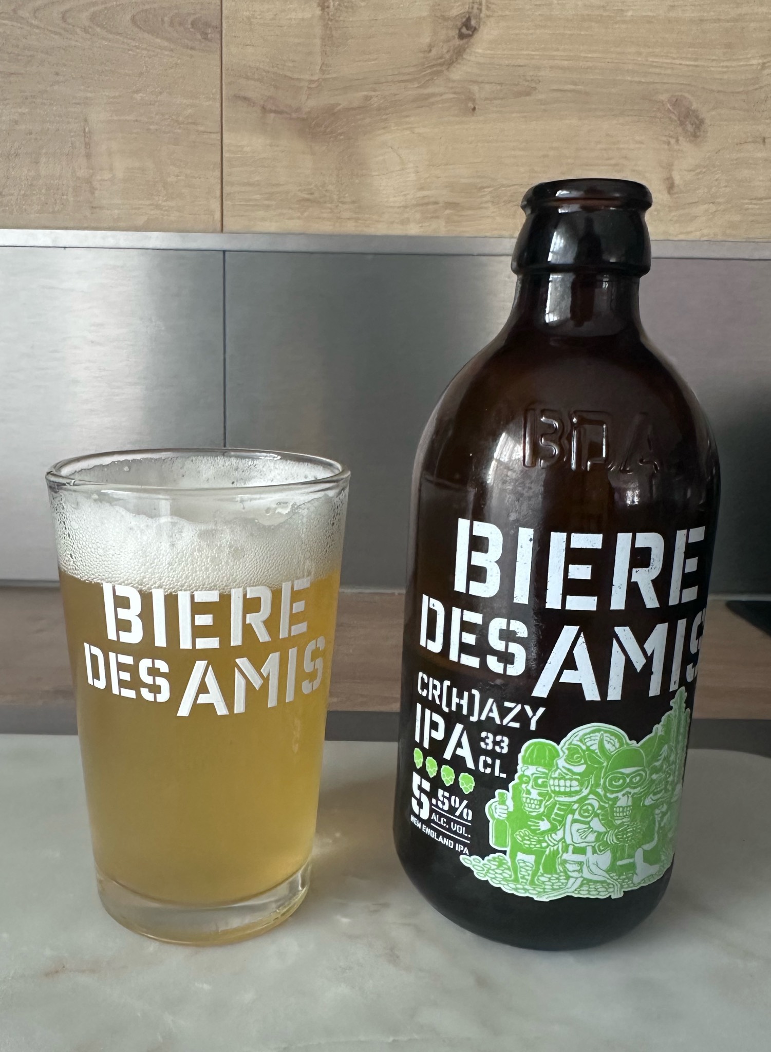 Bière Des Amis Cr(H)azy IPA, Belgium