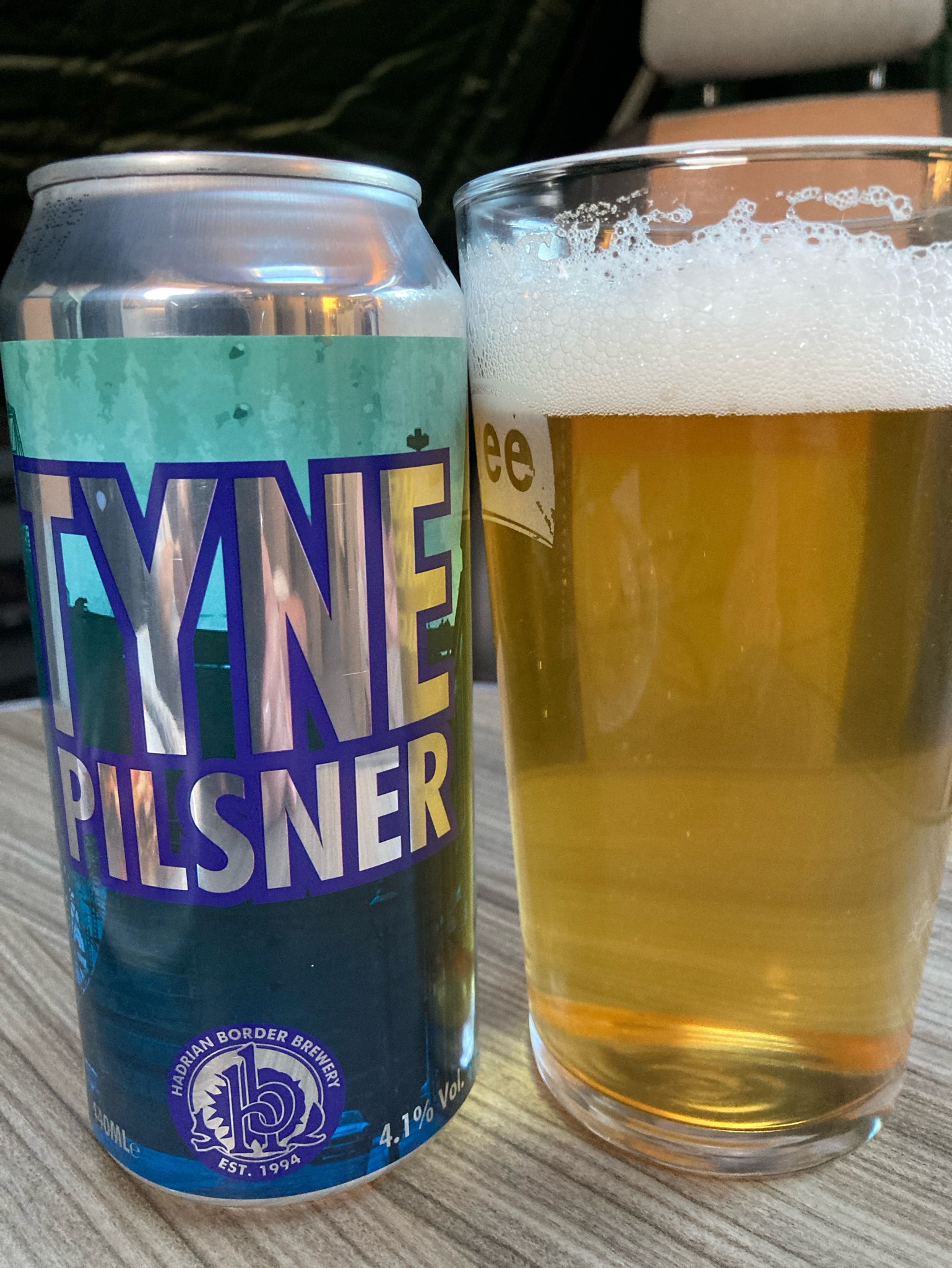 Tyne Pilsner, The Hadrian Border Brewing Co