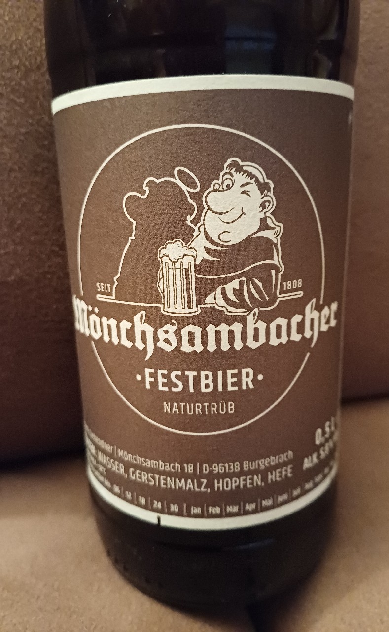 Mönchsambacher Zehendner Festbier, Brauerei Zehendner