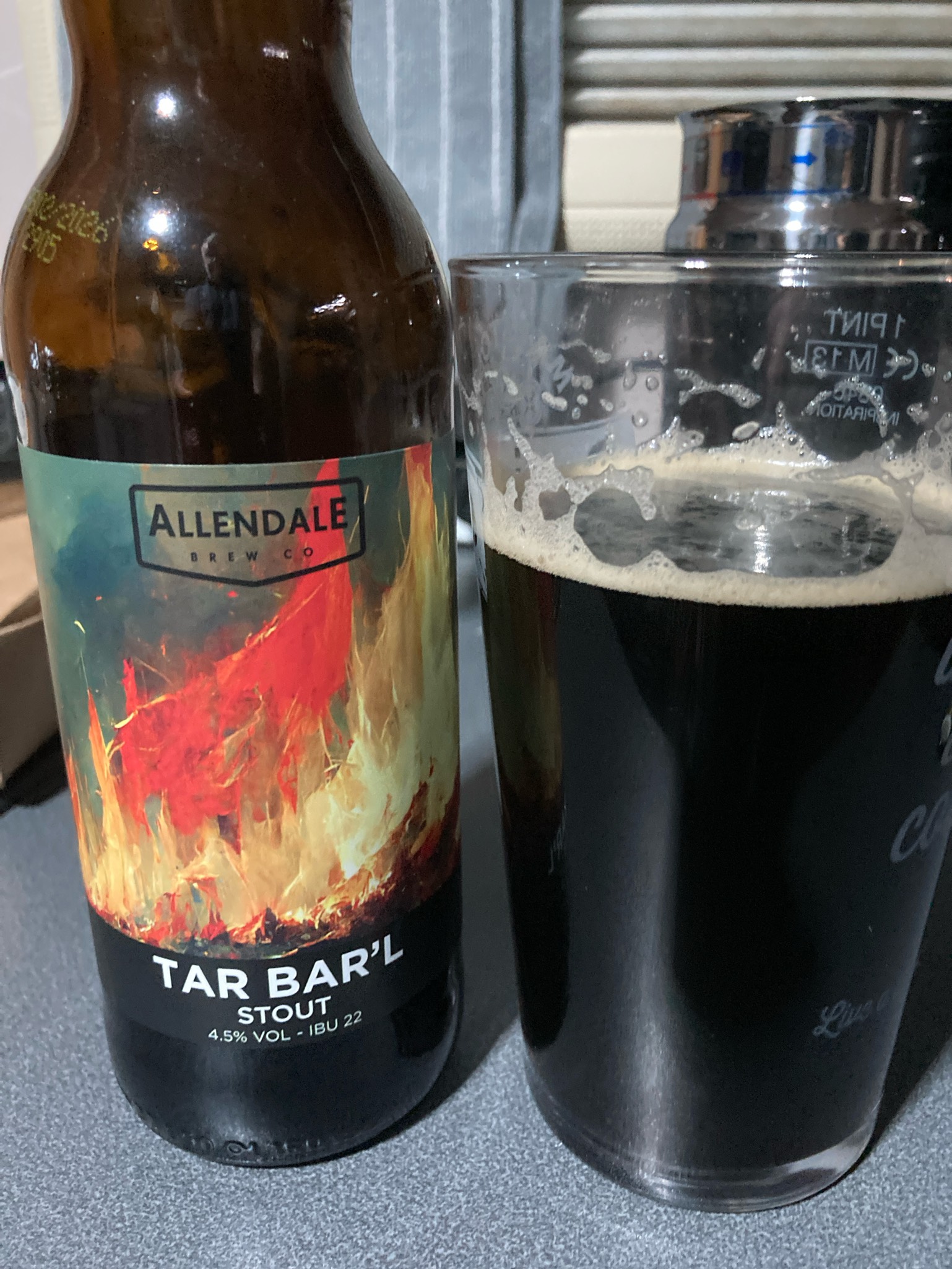 Tar Bar'l, Allendale Brewery