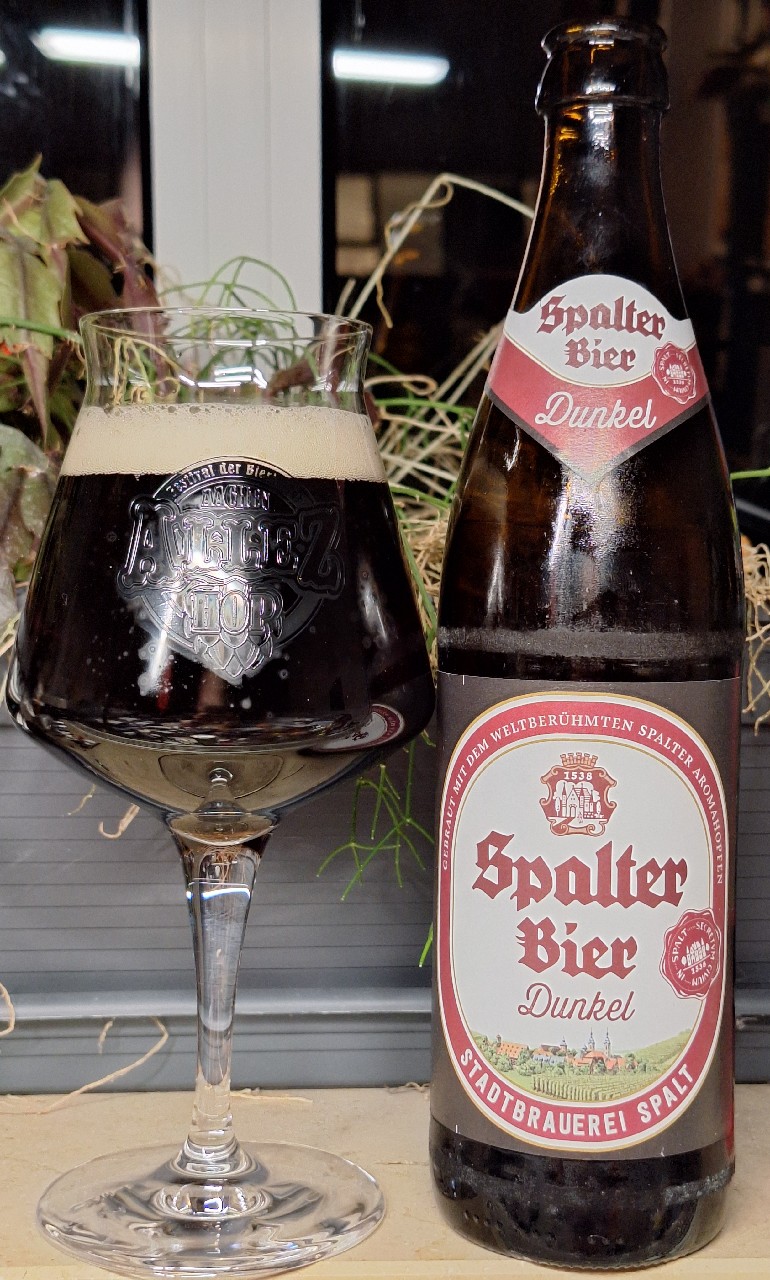 Spalter Edel-Export Dunkel, Stadtbrauerei Spalt
