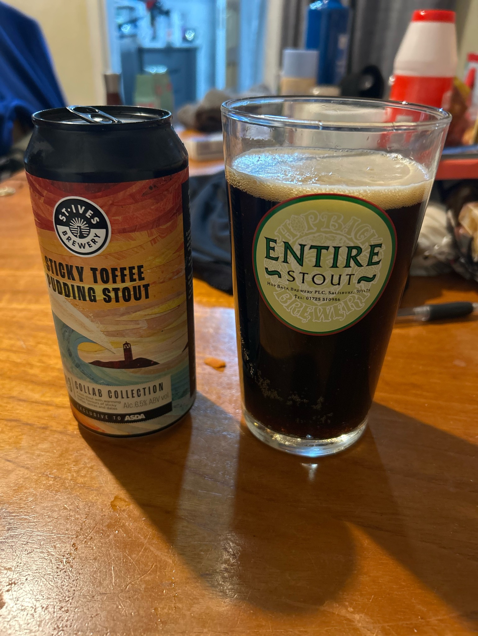 Sticky Toffee Pudding Stout, St. Ives Brewery