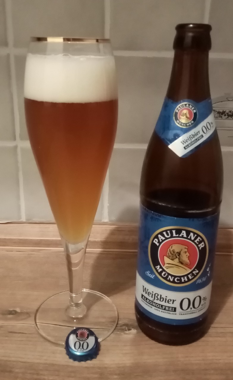 Paulaner Weißbier Alkoholfrei 0,0% / Non-Alcoholic 0,0%, Germany