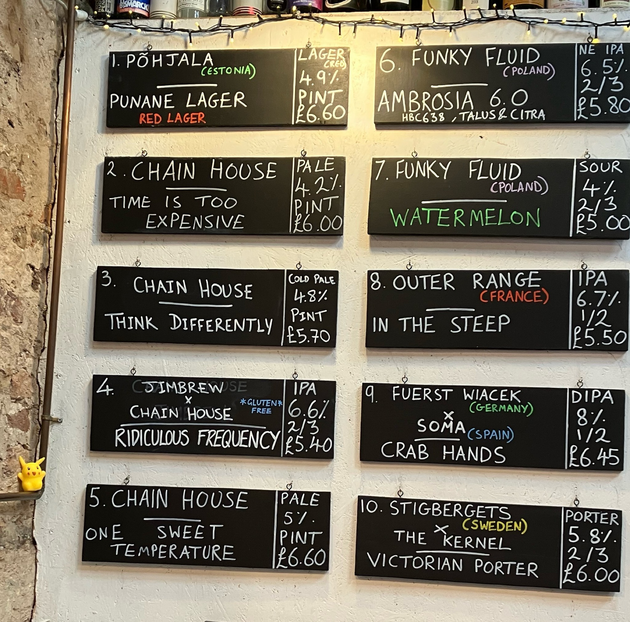 Time Is Too Expensive, Chain House Brewing Company Limited