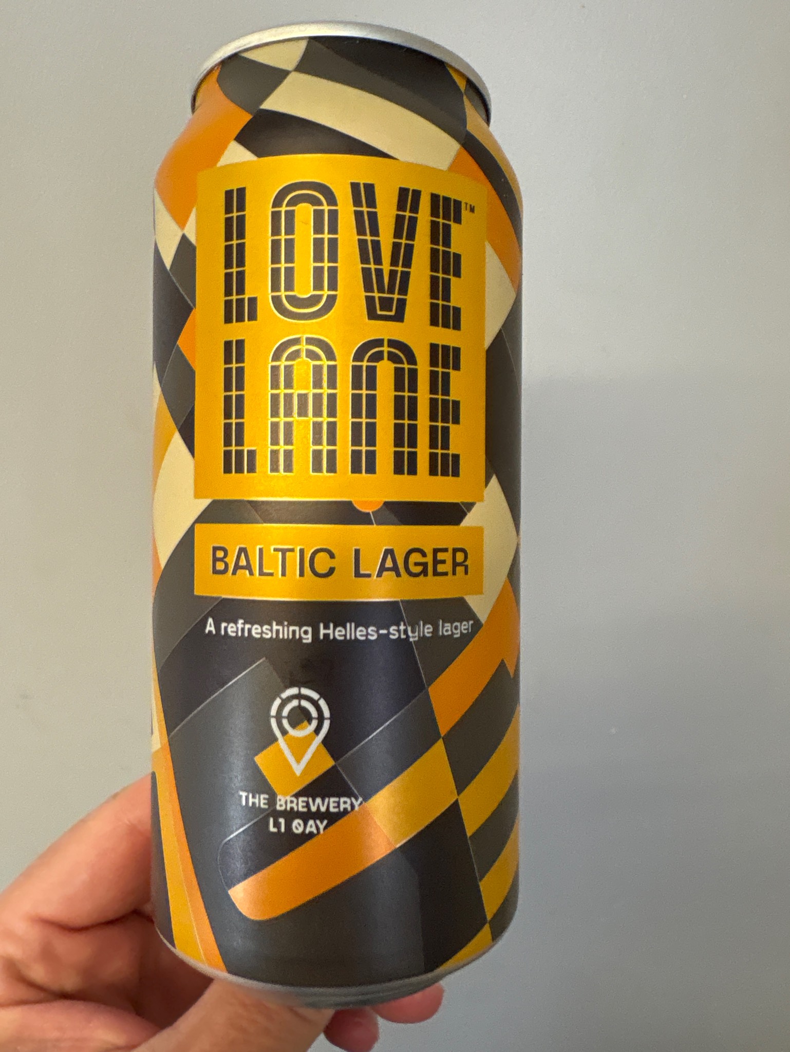 Baltic Lager, Love Lane Brewing