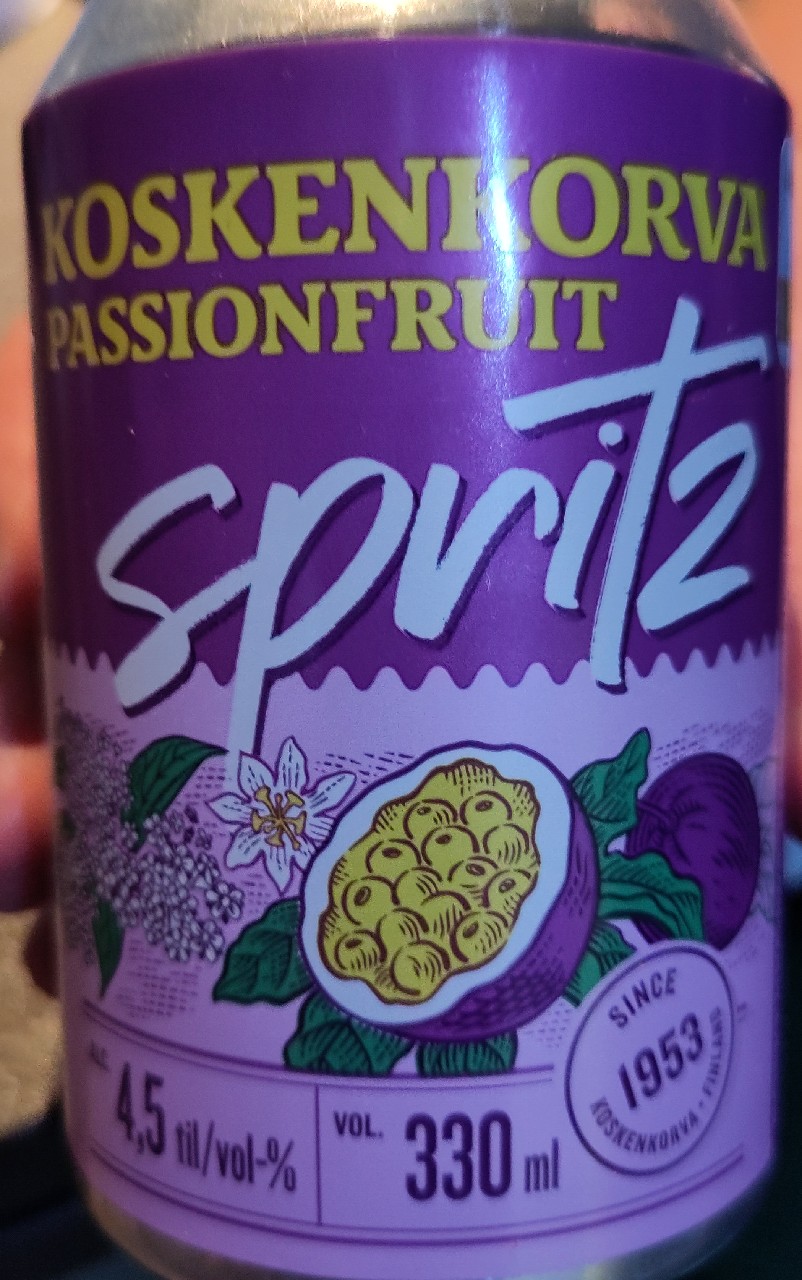 Koskenkorva Passionfruit Spritz, Finland