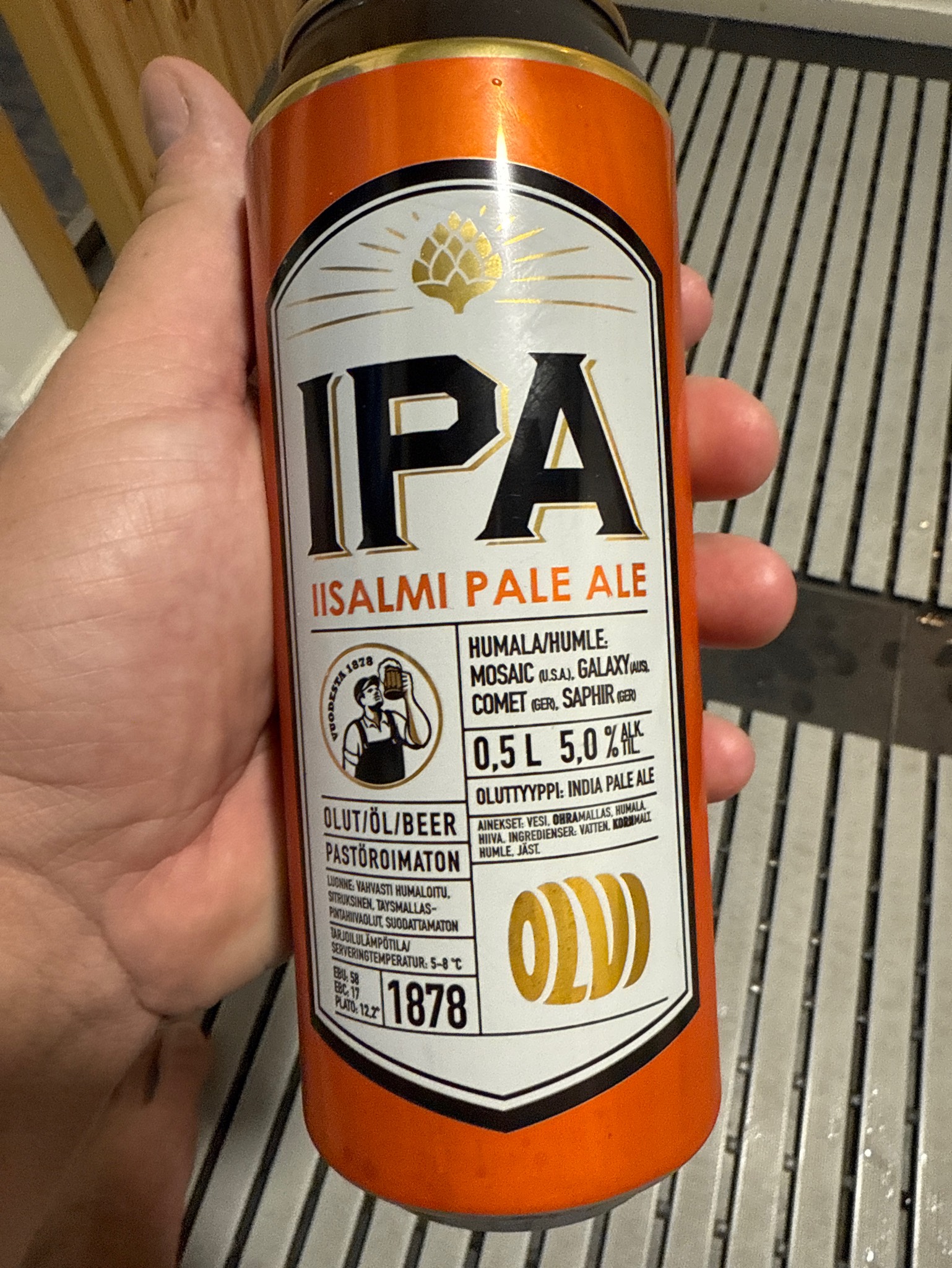 Olvi IPA 5.0%, Finland