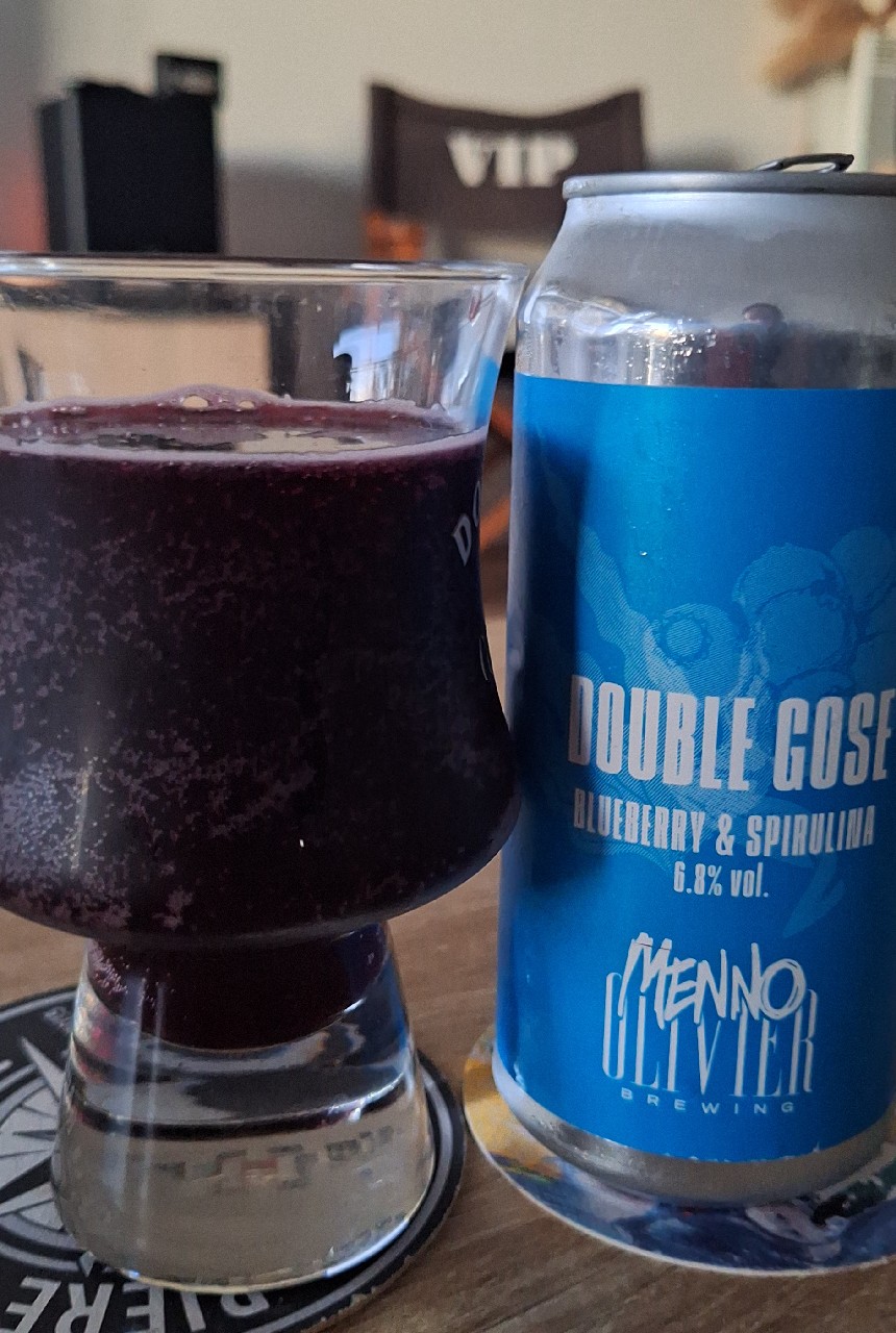 double gose - blueberry & spirulina, Menno Olivier Brewing