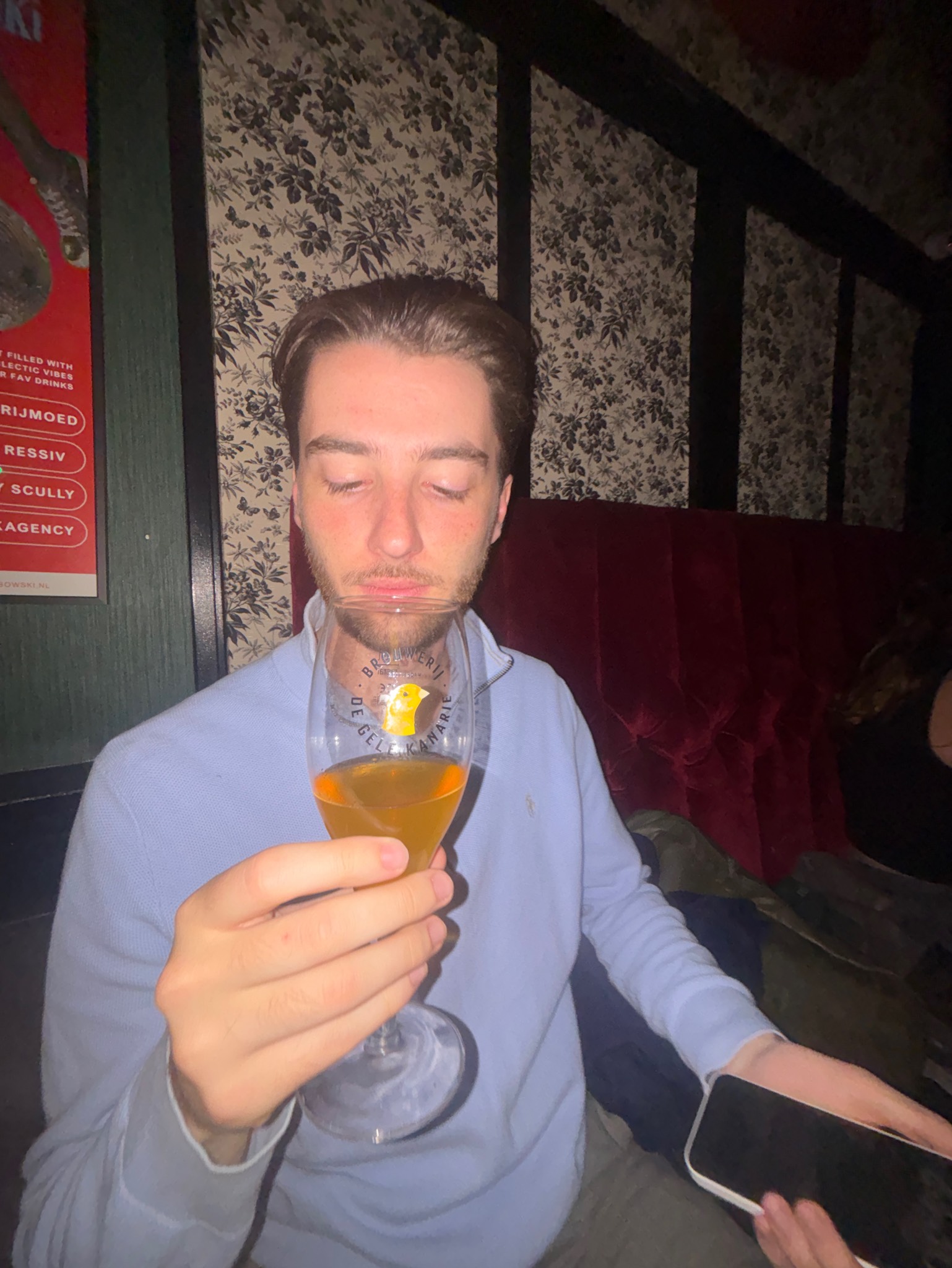 De gele kanarie hoppie blond, Rotterdamsche Brouwerij