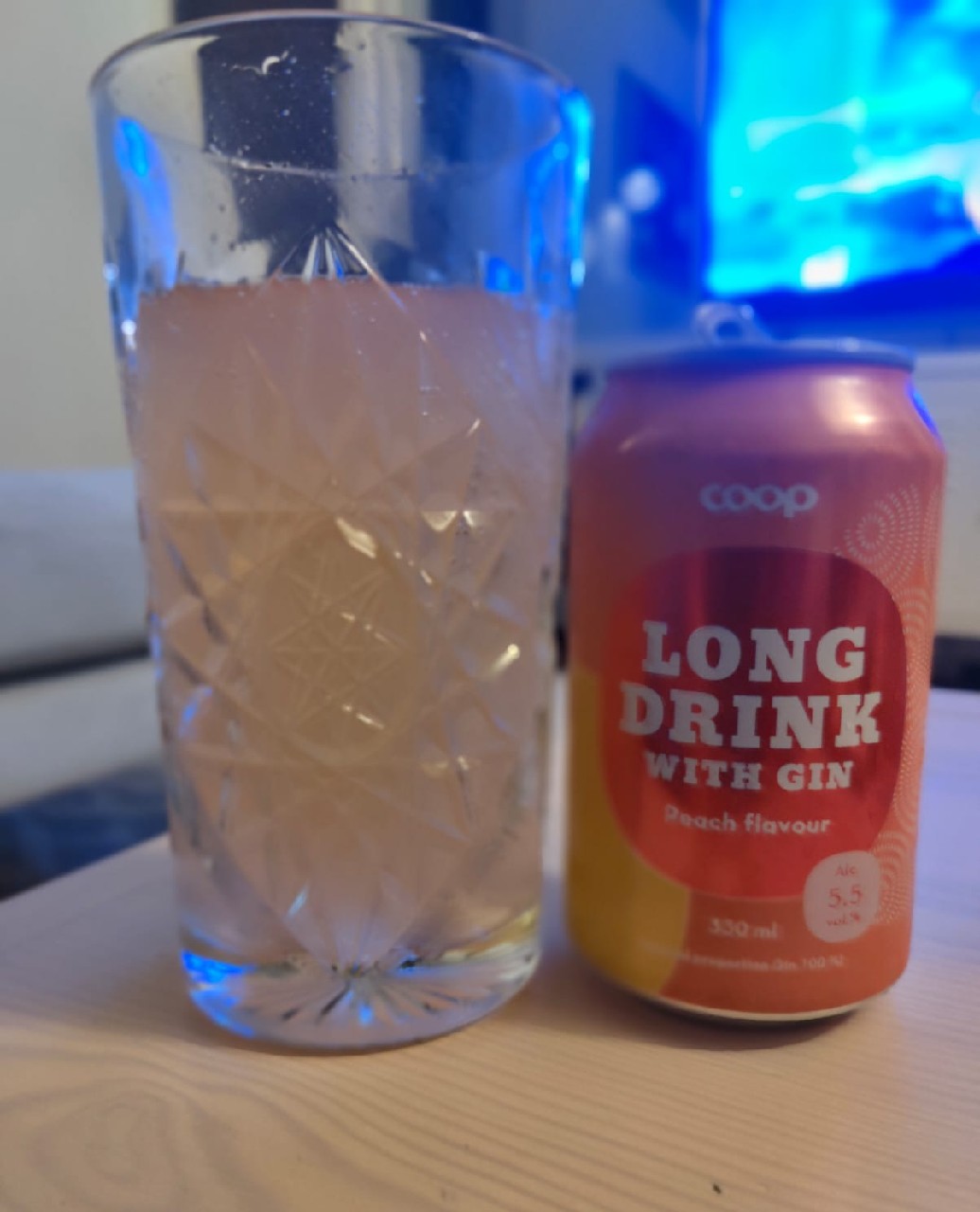 Coop Long Drink Peach, Finland